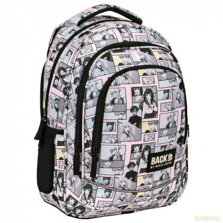 Plecak 3-komorowy Backup komiks Manga pastel PLB6X02