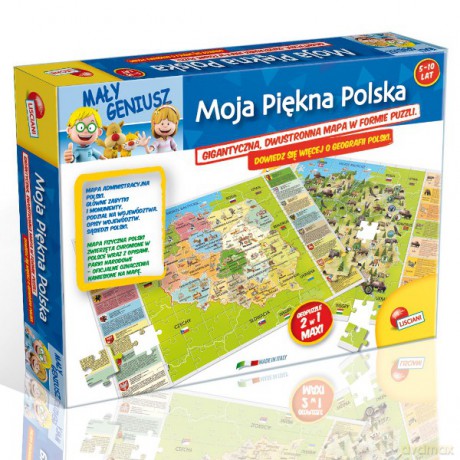 Liscianigiochi Mały Geniusz Moja Polska [ZABAWKA]