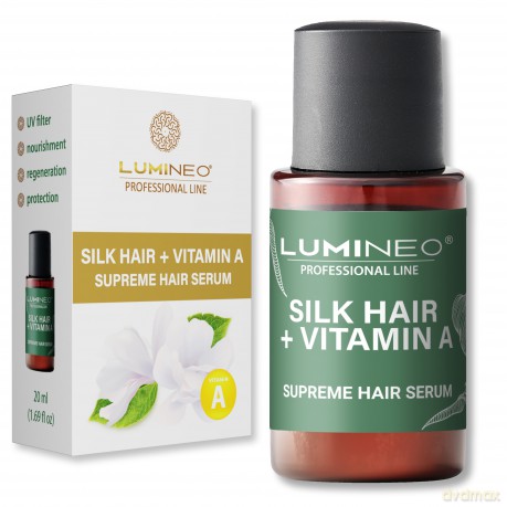 Serum do włosów jedwab z witaminą A LUMINEO 20ml