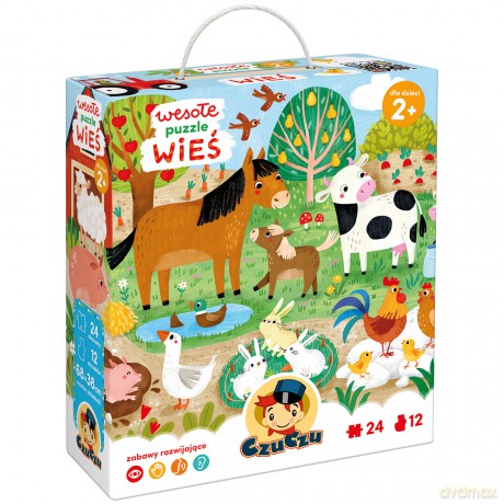 Wesołe puzzle Wieś CzuCzu [PUZZLE]