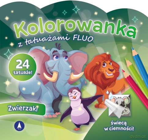 Zwierzaki. Kolorowanka z tatuażami [KSIĄŻKA]