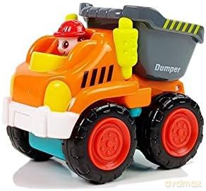 Autko Budowlane Dla Malucha Betoniarka Walec Spychacz Wywrotka5 Rodzajów 5980 Lean Toys