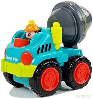 Autko Budowlane Dla Malucha Betoniarka Walec Spychacz Wywrotka5 Rodzajów 5980 Lean Toys