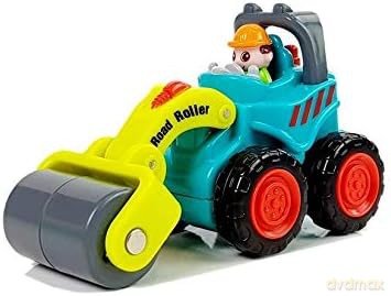 Autko Budowlane Dla Malucha Betoniarka Walec Spychacz Wywrotka5 Rodzajów 5980 Lean Toys