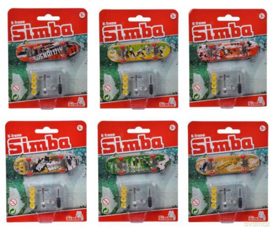 Deskorolka mini 6 wzorów Simba mix