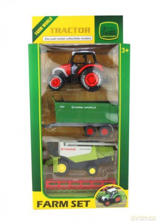 Kombajn + traktor metalowy 1346518