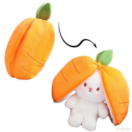 Maskotka pluszowa Magiczny królik 35cm Marchewka 0346
