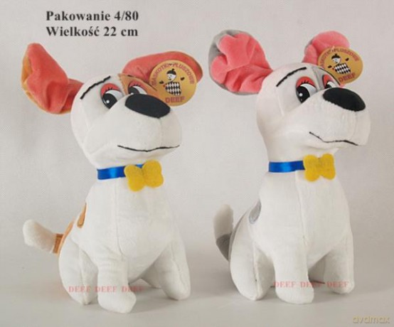 Piesek z żółtą muszką duży 03037 DEEF