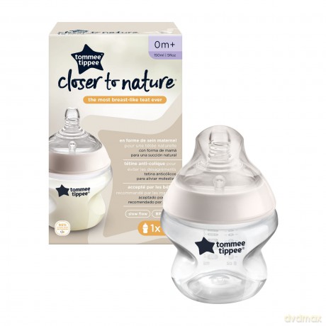 TOMMEE TIPPEE Butelka 150 ml SLOW FLO CTN 42240090