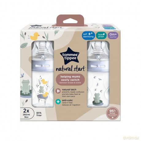 TOMMEE TIPPEE Butelka 150 ml SLOW FLO CTN 42240090