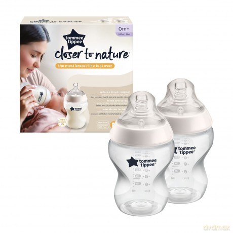 TOMMEE TIPPEE Zestaw 2 butelek 260 ml CTN 42252090