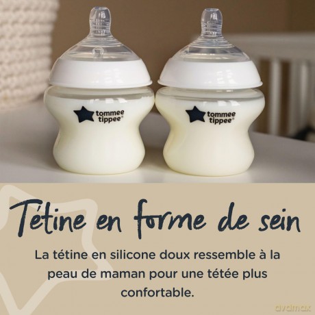 TOMMEE TIPPEE Zestaw 2 butelek 260 ml CTN 42252090