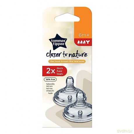 TOMMEE TIPPEE Zestaw 2 smoczków do kaszek CTN TTP 42214276