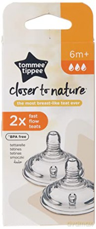 TOMMEE TIPPEE Zestaw 2 smoczków FAST FLOW CTN TTP 42112452