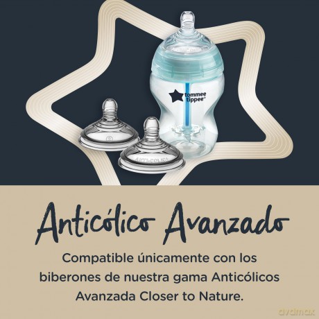 TOMMEE TIPPEE Zestaw 2 smoczków MID FLOW AAC CTN TTP 42112852