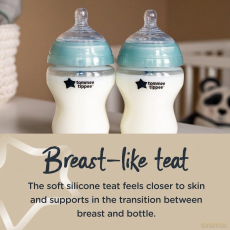 TOMMEE TIPPEE Zestaw 2 smoczków MID FLOW AAC CTN TTP 42112852