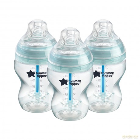 TOMMEE TIPPEE Zestaw 3 butelek 260 ml AAC TTP 422746