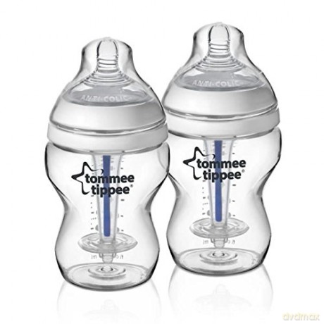 TOMMEE TIPPEE Zestaw2 butelek260 ml SLOW FLOW AAC TTP 42252586