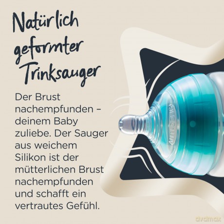 TOMMEE TIPPEE Zestaw2 butelek260 ml SLOW FLOW AAC TTP 42252586