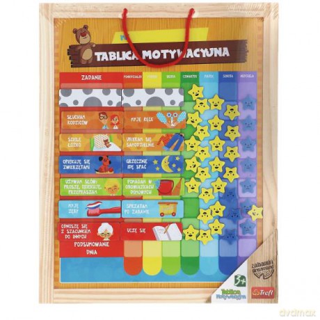 Zabawka drewniana Tablica Motywacyjna 61684 TREFL