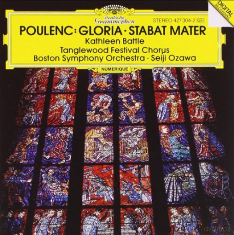 Ozawa,Battle,Boston Sym.Orch.: Poulenc-Gloria,Stabat Mater [CD]