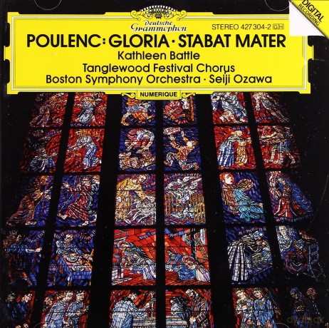 Ozawa,Battle,Boston Sym.Orch.: Poulenc-Gloria,Stabat Mater [CD]