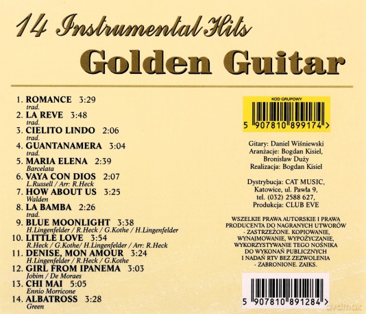 Golden Guitar 14 Instrumental Hits [CD]