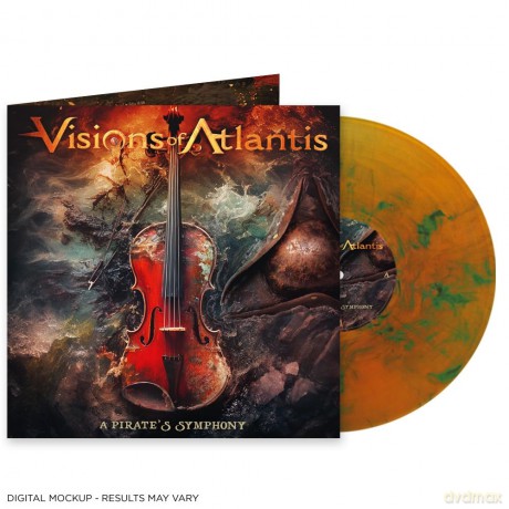 Visions Of Atlantis: A Pirates Symphony (Orange-Green Marbled) [Winyl]
