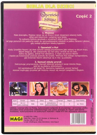 Opowieści Biblijne Starego Testamentu: Część 2 [DVD]
