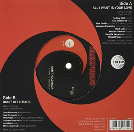 Alex Puddu: All I Want Is Your Love - Don T Hold Back [Winyl]