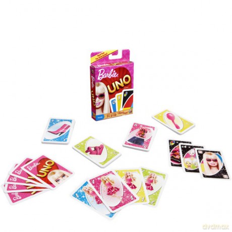 Mattel Gra Uno Barbie [KARTY]