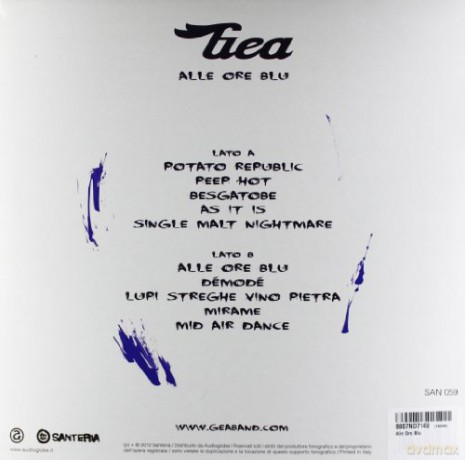 Gea: Alle Ore Blu [Winyl]