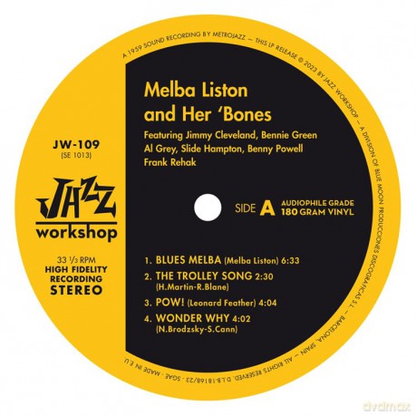 Melba Liston (Lp): And Her Bones [Winyl]