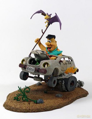 Mcfarlane Fred Flinstone In Cruiser [FIGURKA]