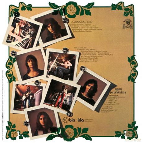 Capsicum Red: Appunti Per Un'Idea Fissa (140 Gr. Clear Yellow Gatefold Limited Edt.) [Winyl]