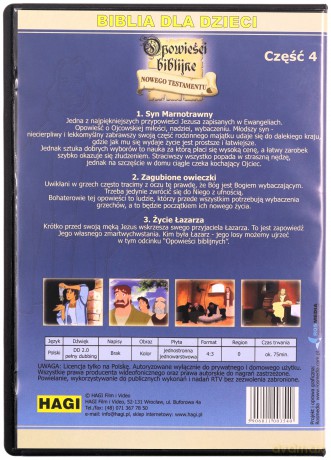 Opowieści Biblijne Nowego Testamentu: Część 4 [DVD]