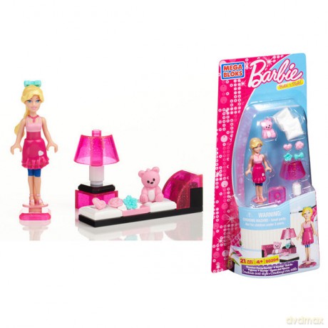 Mega Bloks Barbie i Piżama Party [KLOCKI]
