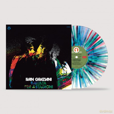 Ivan Graziani: Ballata Per 4 Stagioni (Splatter White, Red, Blue, Green Numerato [Winyl]