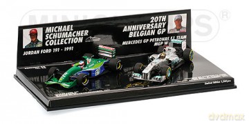 Minichamps 2car Set Jordan 191mercedes [ZABAWKA]