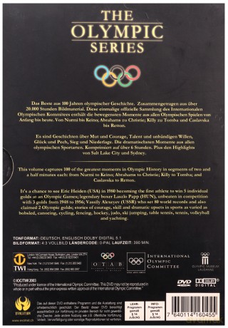 The Olympic Series: Golden Moments 1920-2002 [BOX] [6DVD]