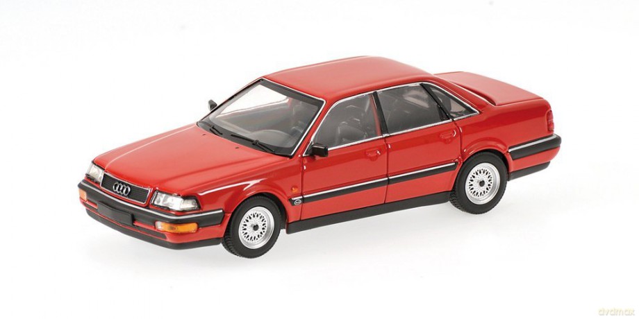 Minichamps Audi V8 1988 (red) [ZABAWKA]