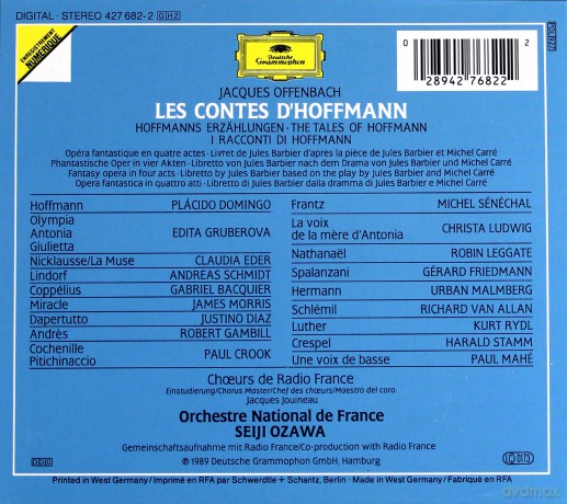 Ozawa: Offenbach:Hoffmanns Erzaehlung [2CD]