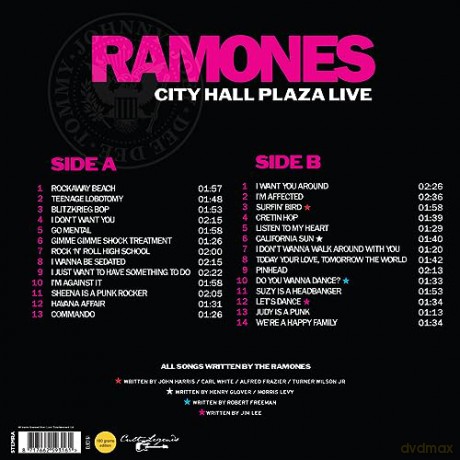 Ramones: City Hall Plaza Live [Winyl]