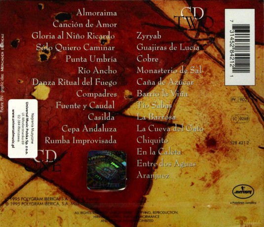 Paco De Lucia: Anthology-The Best [2CD]