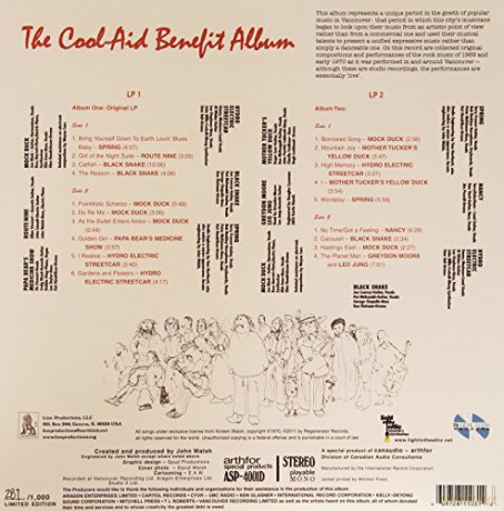 Cool Aid Benefit Album: Deluxe Edition [2xWinyl]