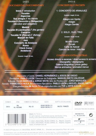 Paco De Lucia: Francisco Sanchez [2DVD]