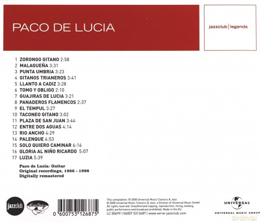 Paco De Lucia: Flamenco Virtuoso [CD]