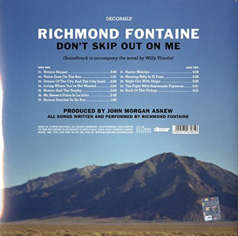 Richmond Fontaine: Don't Skip Out On Me [Winyl]