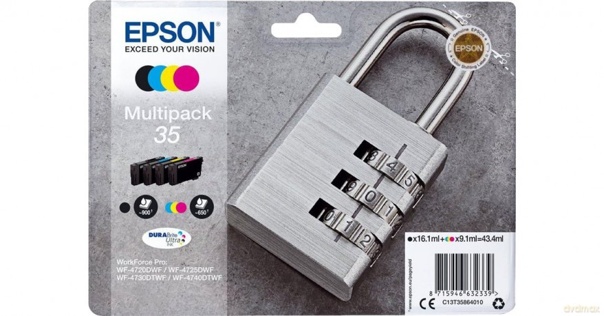 Epson: Epson C13t35864010 Ink Cartridge - Black/Cyan/Yellow/Magenta