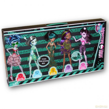 Monster High 5cio Pack Skull Shores [ZABAWKA]